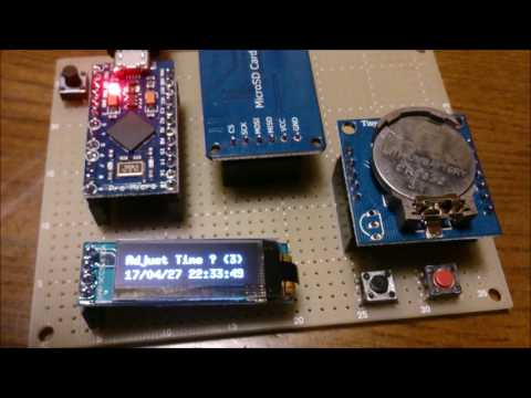 Arduino oLED clock