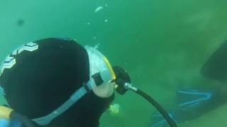 Plongée, pour trouver la flottabilité avec Sébastien, Patri