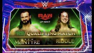 Wr3D 2K22 Gameplay Match - Riddle Vs Drew Mcintyre For The Qualification In Money In The Bank.