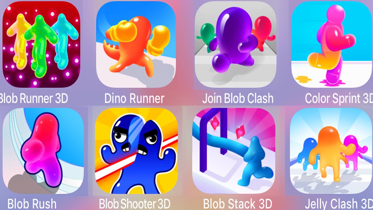 Dino Runner,Jelly Runner,Blob Clash,Blob Runner,Color Sprint,Join Blob  Clash,PopCorn Runner,Gang Run 