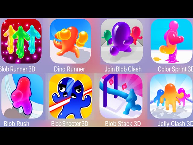 Join Blob Clash,Dino Runner,Blob Runner 3D,Jelly Clash,Blob Stack 3D,Color  Sprint 3D,Blob Shooter 3D 