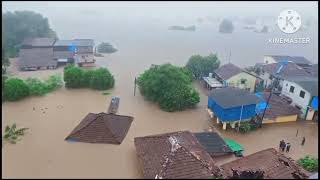 Floods Waters Kokan 19 July 2023 Heavy Rain Sailab Konkan Maharashtra Rain