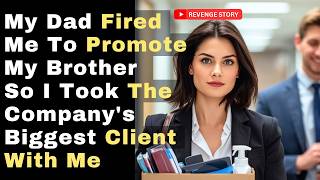 Dad Fired Me for My Brother… So I Took His $800K Client and Started My Own Firm | True Revenge Story