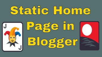 How to Change Default Home Page in Blogger in Urdu Hindi