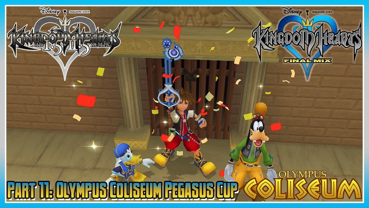 Kingdom Hearts HD 1.5 + 2.5 Remix - KHFM - Part 11: Olympus Coliseum Pegasus Cup