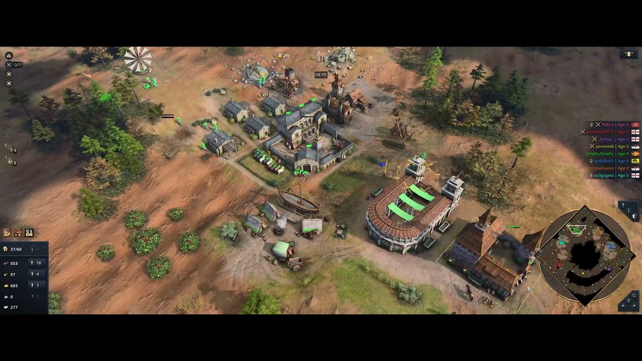 Age of Empires IV - upgraded Riddari rolls through everything, 4v4 quick match