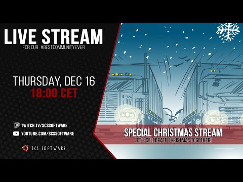 The SCS Software Christmas Stream Special 🎅