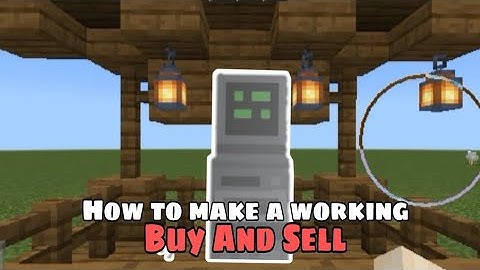 Working Buy And Sell Shop Tutorial in Minecraft!!