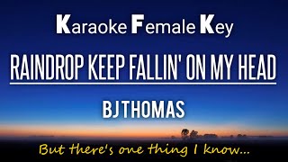 Download lagu Raindrops Keep Falling on my Head Karaoke Female Key  4