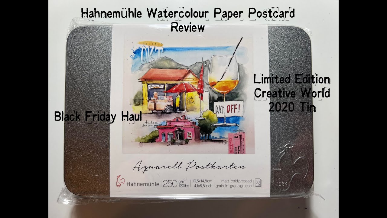 Hahnëmule Watercolour Paper Postcard Review 