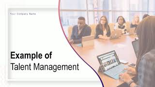 Example Of Talent Management PowerPoint Presentation Slides