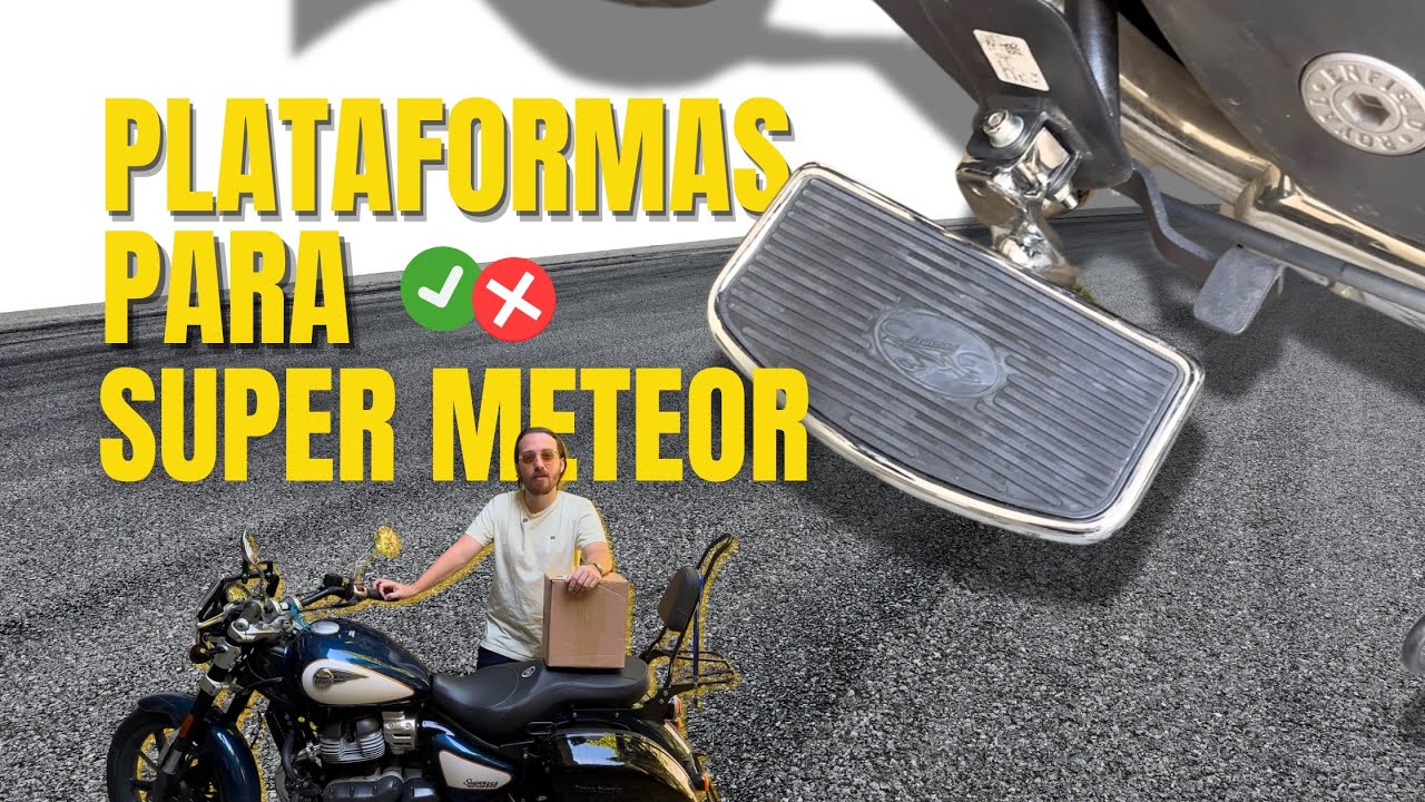 PLATAFORMAS PARA SUPER METEOR 650 - VALE A PENA? #royalenfieldbrasil #supermeteor650