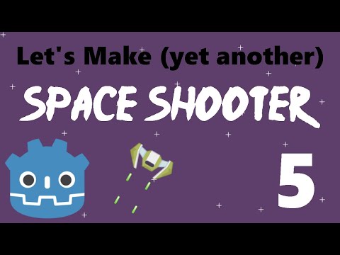 [5] Let's Make a Godot Space Shooter: Keeping the Player In View