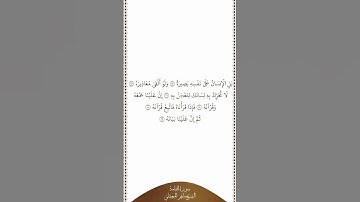 تلاوة في دقيقة سورة القيامة الآيات من ١٤ إلى ١٩ الشيخ ماهر المعيقلي