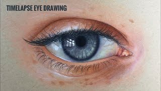 EYE DRAWING - Colored Pencils Chris Cheng