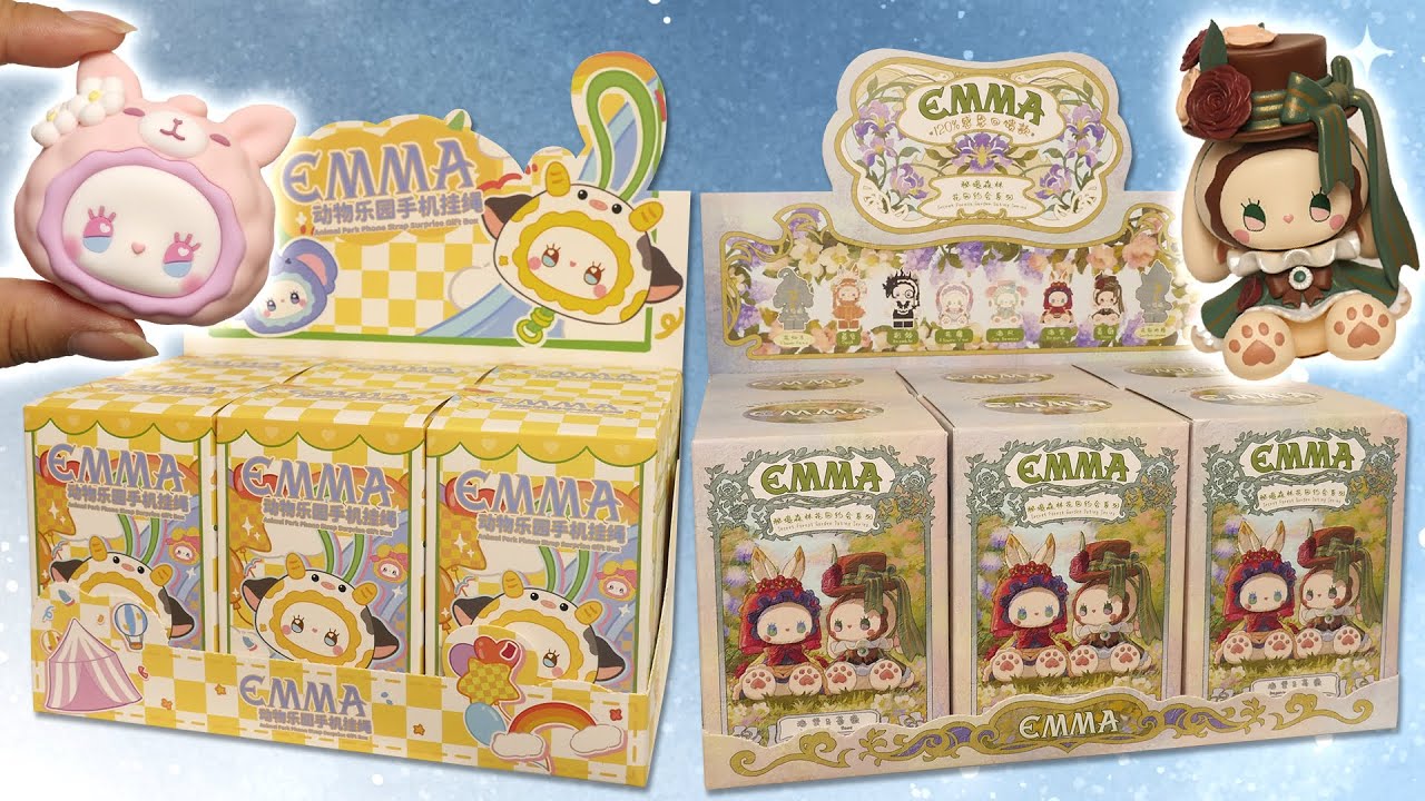 Emma Secret Forest Garden Dating & Smartphone Lanyard Blind Box FULL SET Unboxing! 