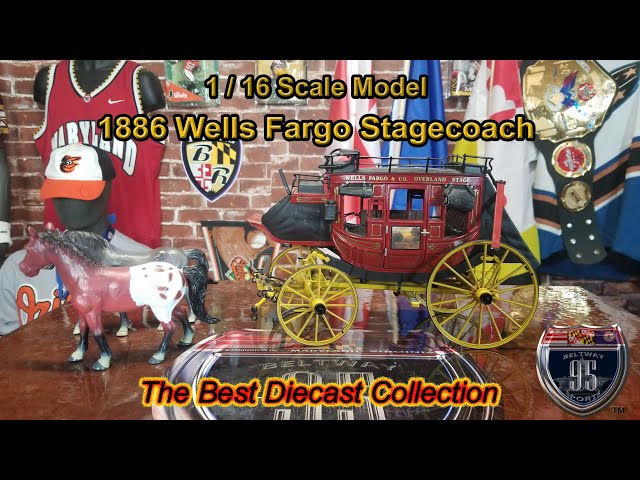 My 1/16 Scale Model 1886 Franklin Mint Wells Fargo Stagecoach