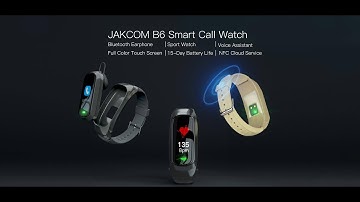 JAKCOM B6 Smart Call Watch Sport Health Bluetooth Earphone Handsfree