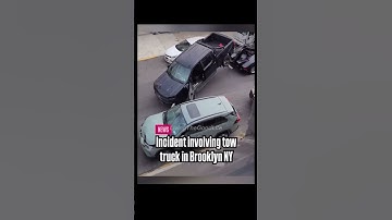 Every Angle: Guy Steals NYC Tow Truck Goes On Destructive Rampage Till Flipping Brooklyn Road Rage
