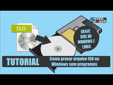 Como gravar arquivo ISO no Windows sem programas