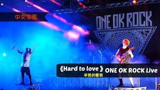 《Hard to love 辛苦的愛我》ONE OK ROCK Live 中文字幕 