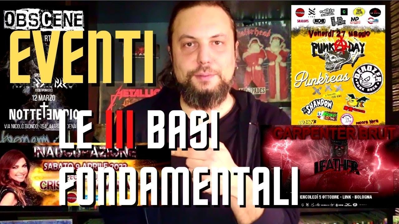 ORGANIZZA IL TUO PRIMO EVENTO MUSICALE // LE 3 BASI FONDAMENTALI