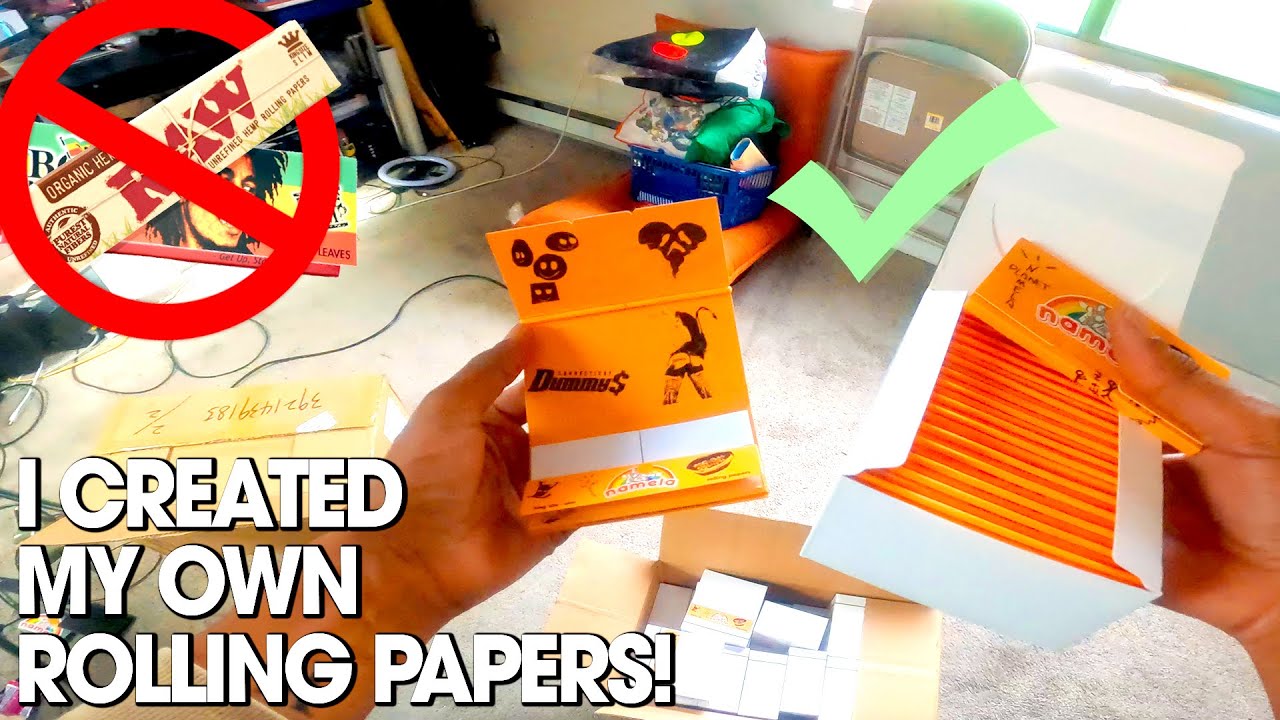 I MADE MY OWN BRAND OF ROLLING PAPERS AND GOT THEM INTO SMOKE SHOPS!