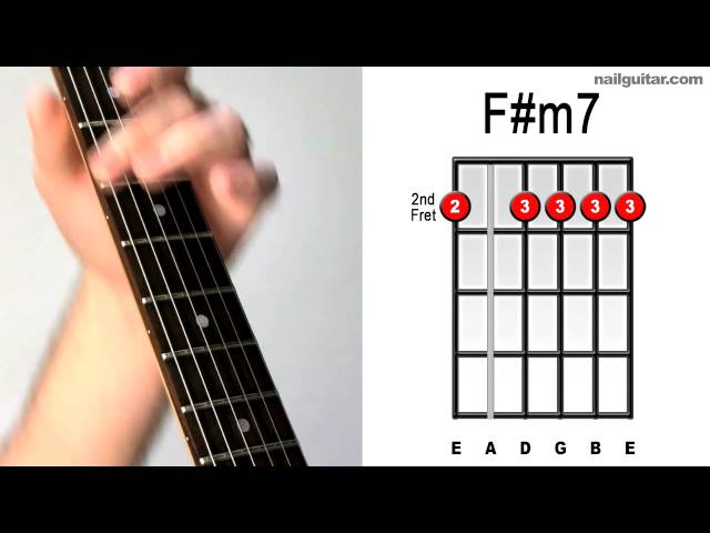 F#m7 - Learn This Guitar Chord NOW! Super Useful For All Music ...