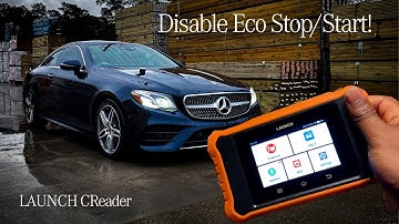 Disable Eco Start/Stop in Your Mercedes! - Coding with Launch CReader 2.0 Mercedes Diagnostic Tool