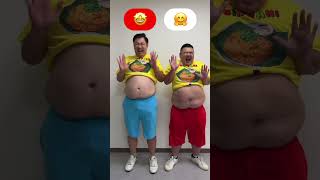 120kg双子の激痩せニコニコダンス【BIGコラボ】#dance #shorts #シャルロット #ンダホ