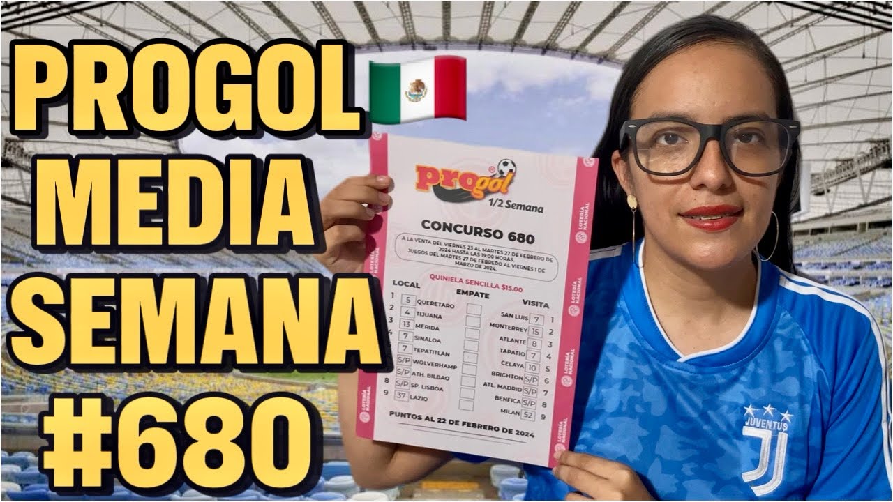 PROGOL MEDIA SEMANA 680 SUSCR BETE YouTube progol-media-semana-680-suscr-bete-youtube