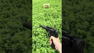 Bolt action Pistol + Suppressor Combo is whisper quietttt #suppressed