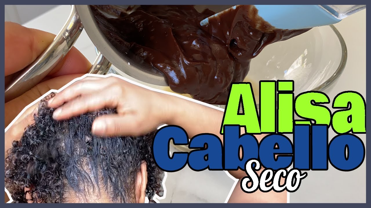 Cabello seco 🔴 mascarilla para controlar el frizz y alisar el cabello encrespado.