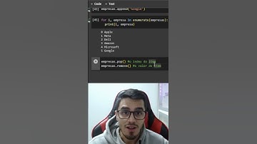 Como REMOVER itens de uma lista em Python #python #pythonlist #tutorial #shorts