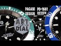 Pagani Design  PD-1661 Submariner Homage Watch Review - Art of the Dial