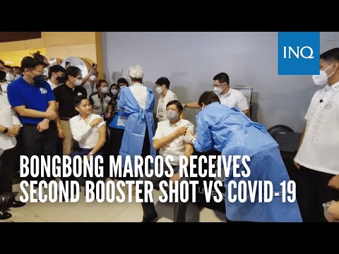 Bongbong Marcos receives second booster shot vs COVID-19