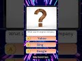 Guess The Famous Search Engine Logo! 🌍 #shortsfeed #youtubequiz #quiztime #challengevideo #answers