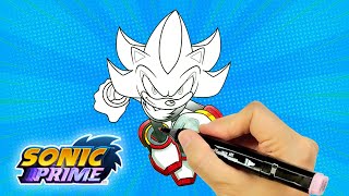 Shadow the Hedgehog Coloring Pages #sonic3 #coloring #sonicthehedgehog #sonicprime screenshot 2