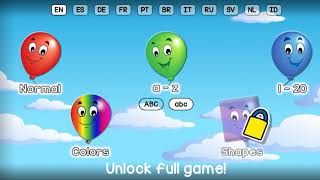 Kids Balloon Pop Game Free gameplay walkthrough (android/iOS) part-2 screenshot 5