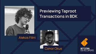 Previewing Taproot Transactions in BDK