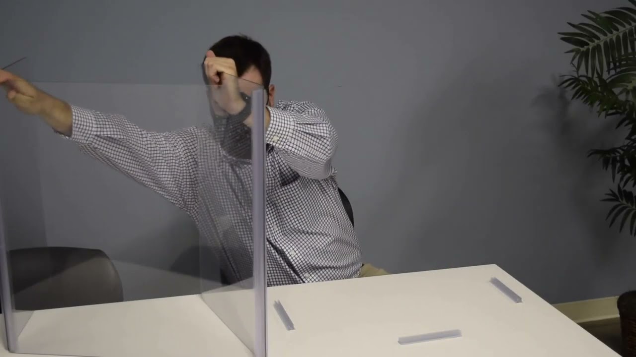 Deflecto PPE Safety Barrier Cleaning Video