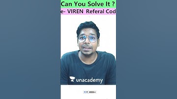 Can You Solve It ? | Part 19| Virendra Singh#shorts#unacademylivecsir#virendrasingh