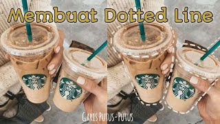 Tutorial Membuat Garis Putus-Putus di Tepi Foto || Membuat Dotted Outline Cepat dan Bagus