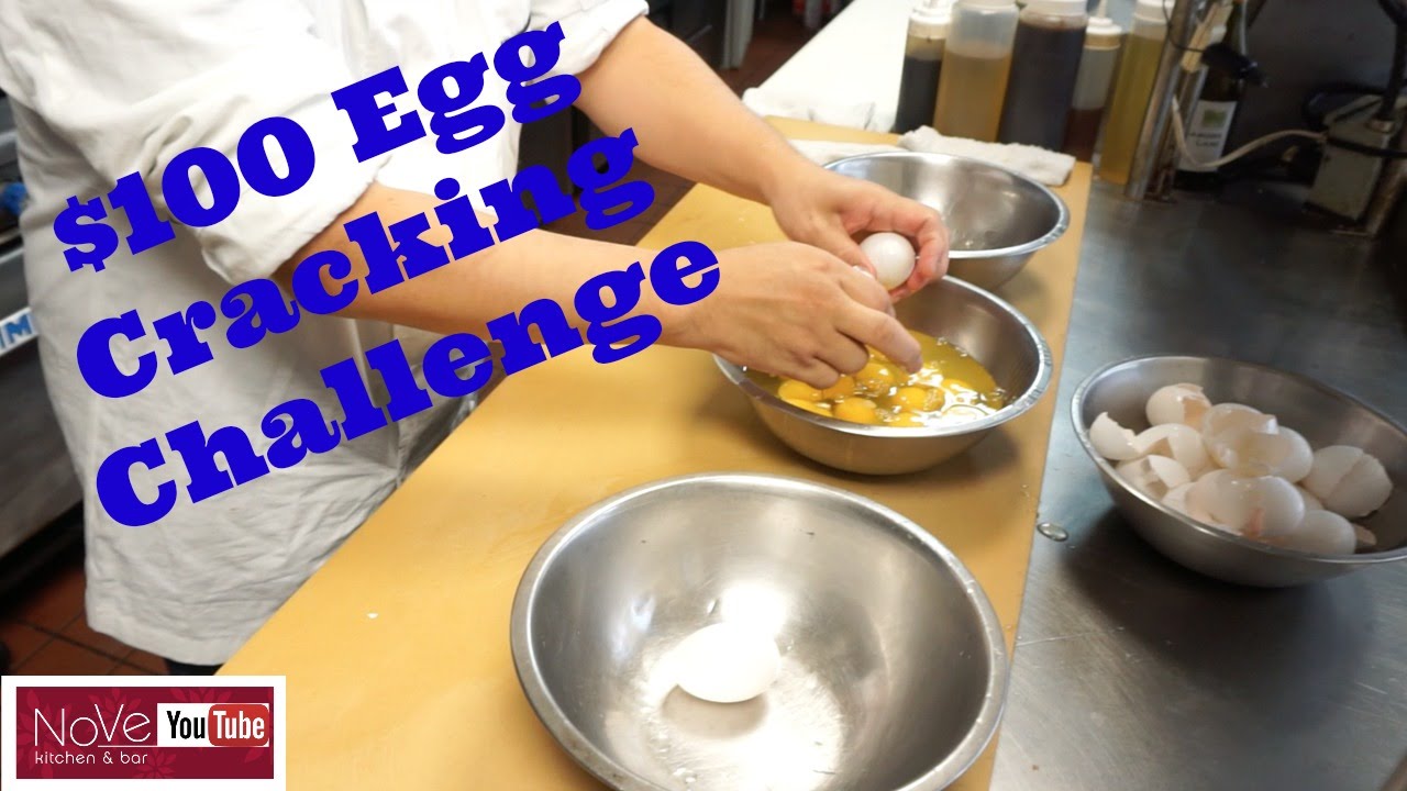 $100 Egg Cracking Challenge - See Description Box For Details | Hiroyuki Terada - Diaries of a Master Sushi Chef