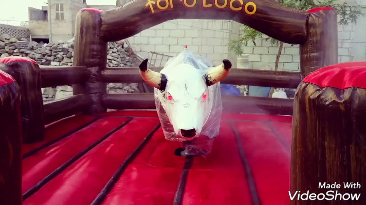 Toro Mecánico toro loco  buscanos en Facebook diversión en grande 2381151699 tehuacan