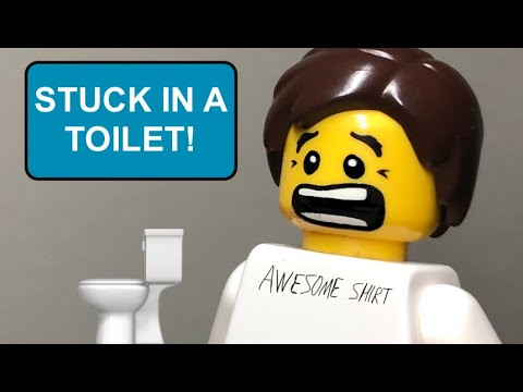 LEGO Smosh: STUCK IN A TOILET!