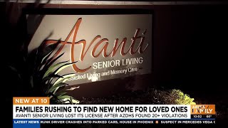 Avanti Senior Living loses license after 20+ health department violations