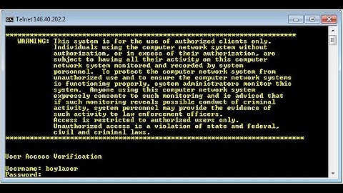 Login Banner configuration CISCO IOS
