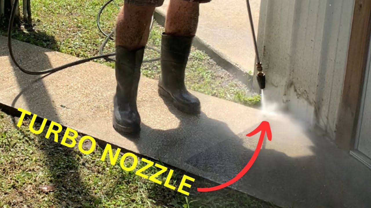 Turbo Nozzle vs Concrete YouTube