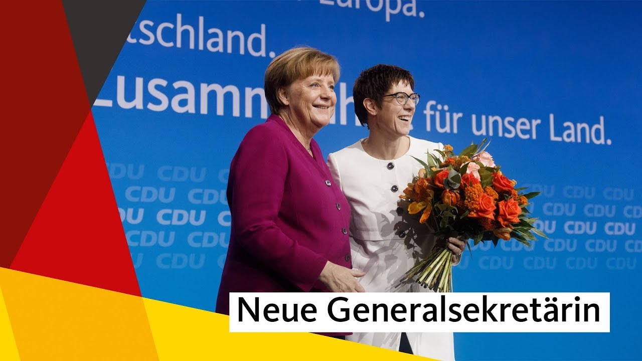 Annegret Kramp-Karrenbauer ist neue CDU-Generalsekretärin